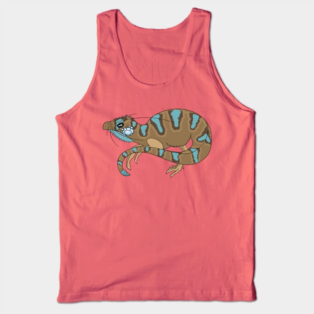 Rattlesnake Kiwi Iguana :: Reptiles and Amphibians Tank Top by Platinumfrog